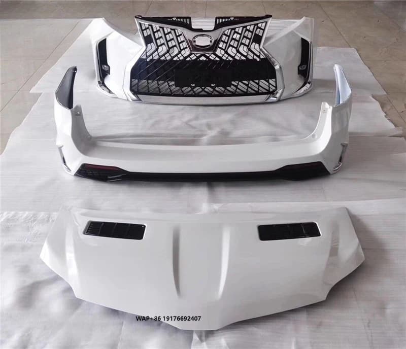 Runde LM Style PP Material Bodykit With Front Rear Bumper Hood Suitable for 2011-2020 Sienna Body Kit