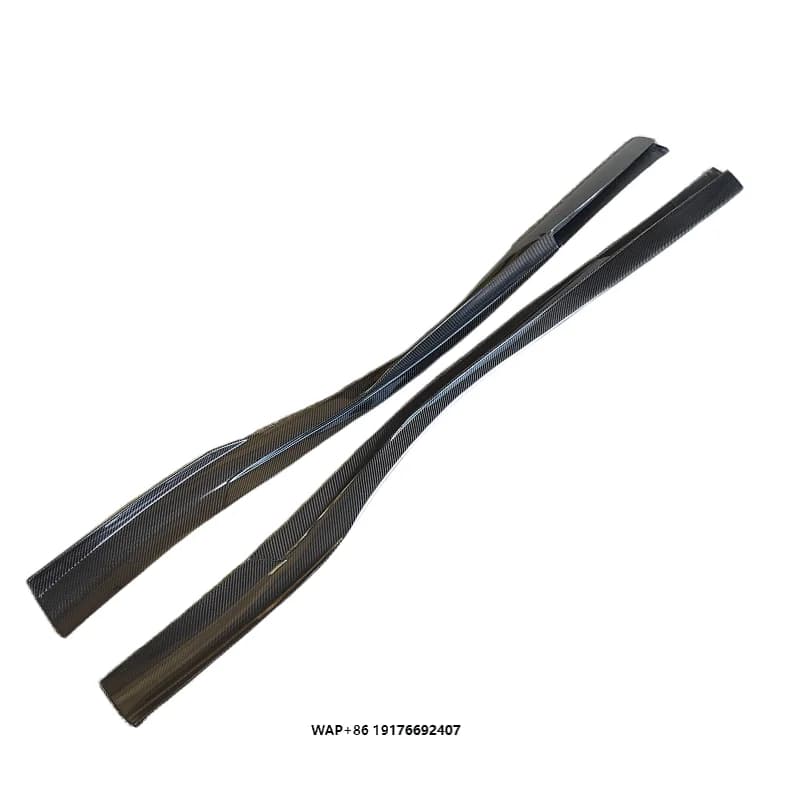 F8 Carbon Fiber Side Skirt for F8 Carbon Fiber Side Low Spoiler for F8 Spoiler Body Kit
