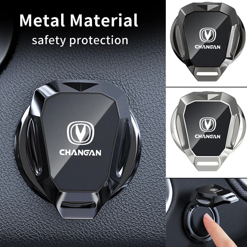 Car One Click Start Button Protective Cover Auto Interior Accessories For Changan CX70 CS55 EADO CX20 CS75 CS35 CS15 CS95 RAETO