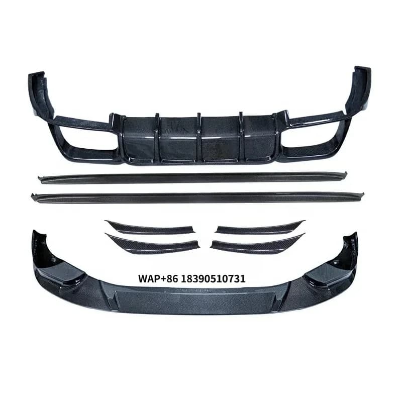 High Quality Full Carbon Fibre Body Kit Front Bumper Lip Splitter Side Skirt Rear Diffuser for X3M F97 X4M F98