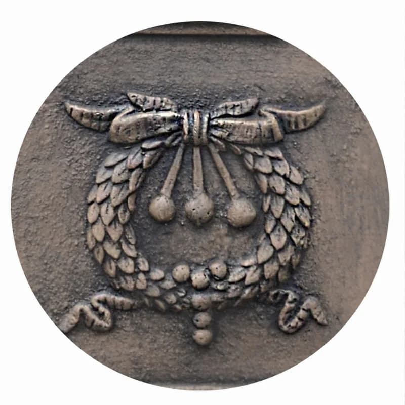 Outdoor European bronze flower pot Roman column retro villa ornament decoration garden wedding balcony courtyard handicrafts