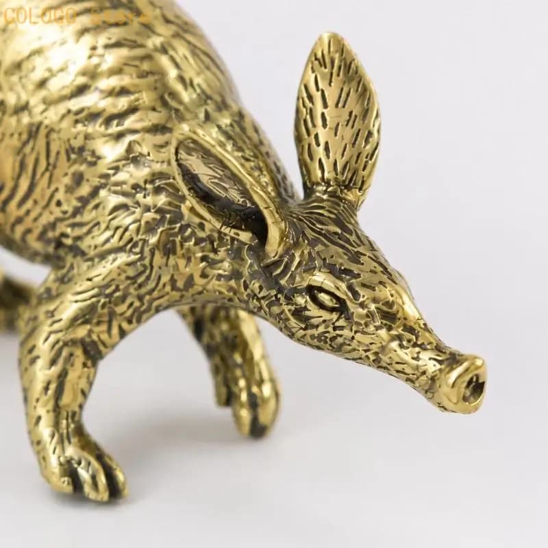 Aardvark Home Decors Accent, Antique Finish Brasses Animal Figurine D0LD