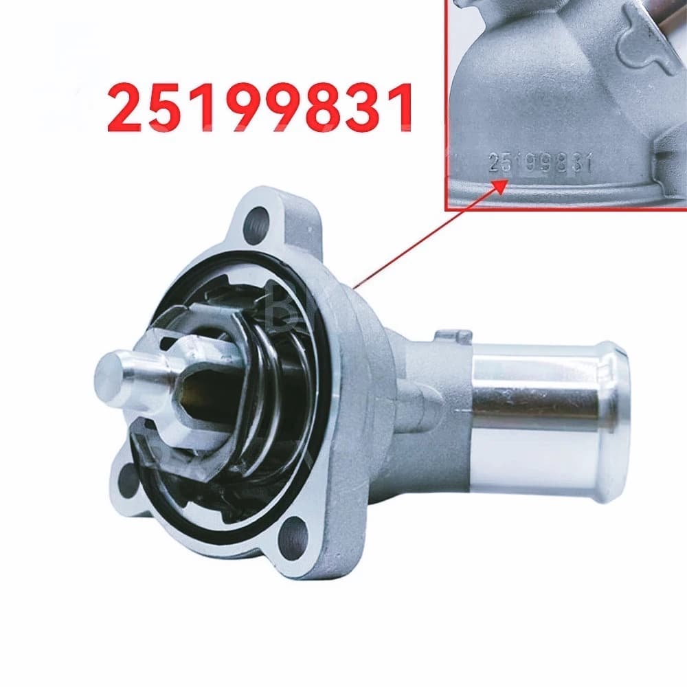ZF-F 25199831 Conjunto de Termostato de Refrigerante de Motor Original para CHEVY CHEVROLET SPARK M300 1.2L 2013-2015 96988257