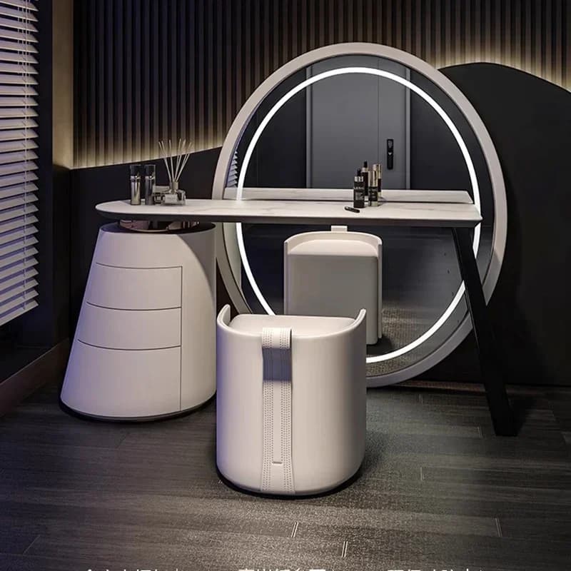 Mirror Makeup Vanity Table Bedroom Storage Cabinet Modern Organizer Dressing Table Luxury Corner Vestidores Trendy Furniture