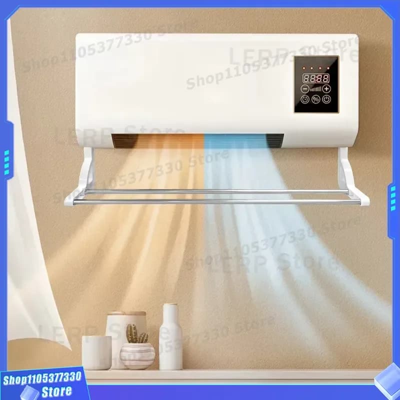 Wall Mounted Air Conditioner Heating Cooling Dual Use Remote Control Household Electric Heater Fan Portable AC Unit for Home