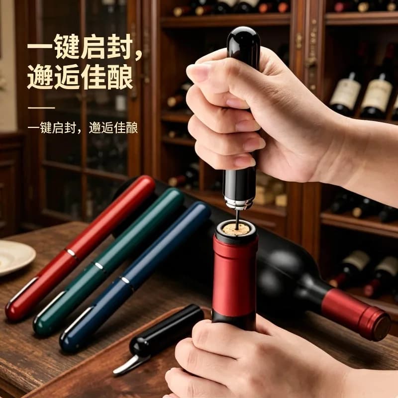 Pen Air Pressure Bottle Opener Portable Household Creative Needle Red Wine Wine Bottle Opener Manual Bottle Opener
