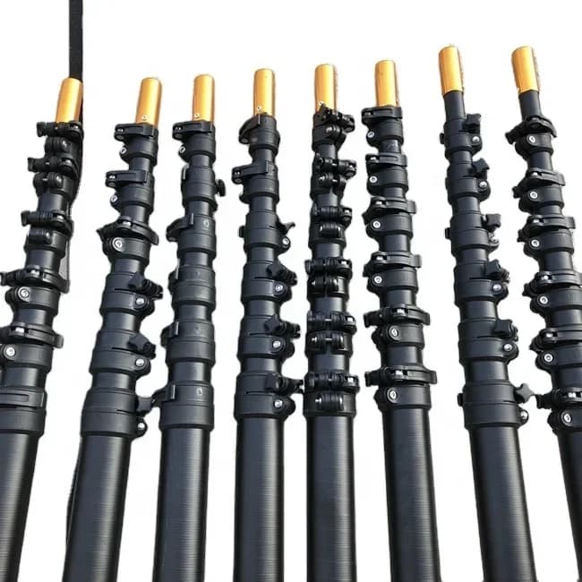 8m/15m/20m UD Surface Pick Coconut Poles/ Carbon Fiber Telescopic Pole for Fruit Picking Fruit Picker