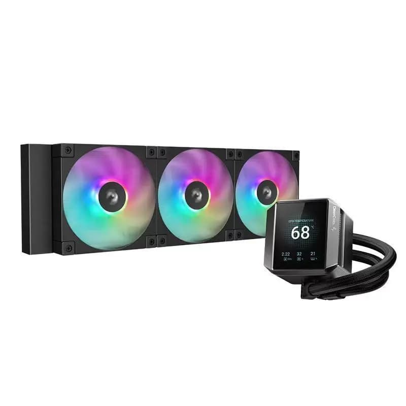 water-cooled radiator LCD screen ARGB light CPU silent cooler
