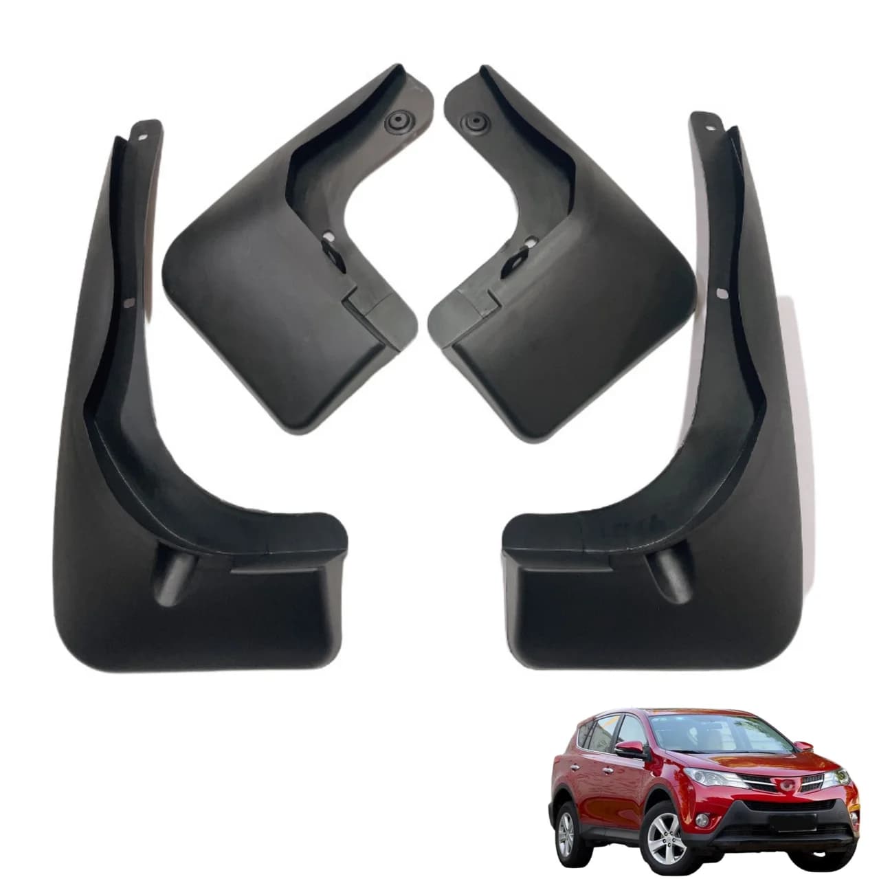 Fit for Toyota RAV4 RAV 4 2013 2014 2015 PP Material Black Fender Mudguard Mud Flaps Guard Splash Flap Car Accessories