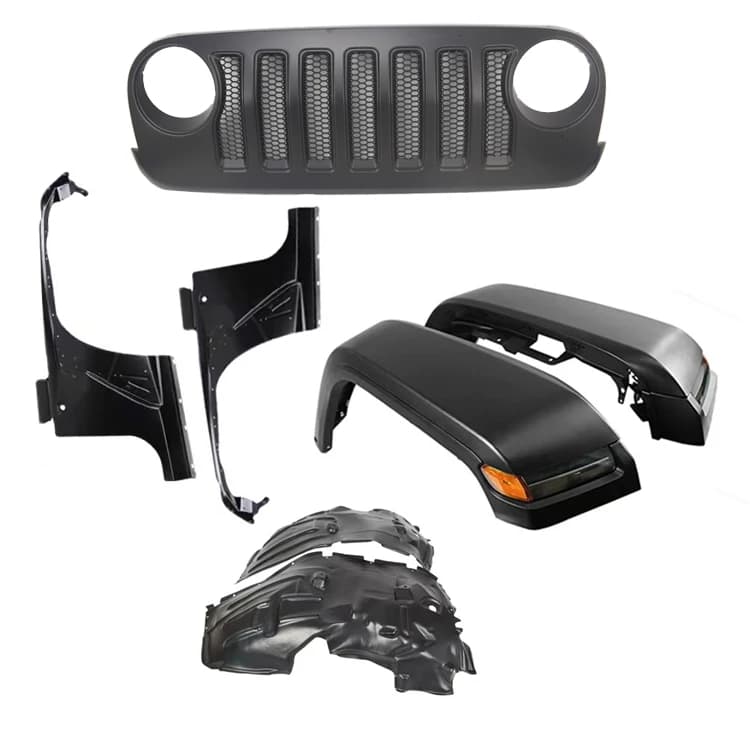 Wranglers JK Upgrade to JL Kit for jeep wrangler Body Kit 2007-2017 JK Upgrade to JL Style Body Kit