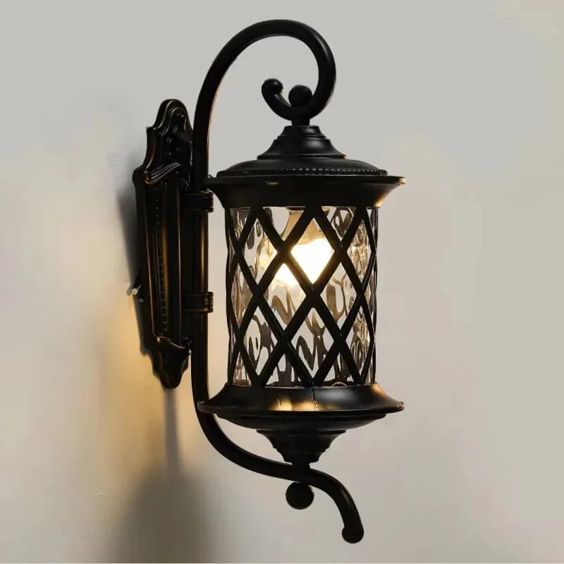 Garden Bracket Outdoor Waterproof IP Aluminum Exterior Installation Decorative Lighting Emitting Diode Wall Light