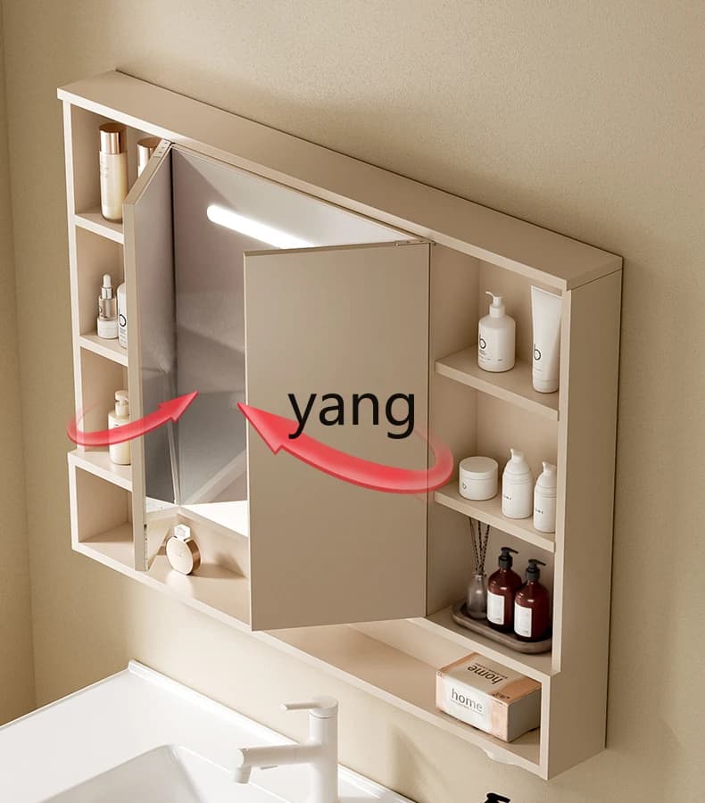 LHH  bathroom smart mirror cabinet bathroom mirror storage wall-mounted type