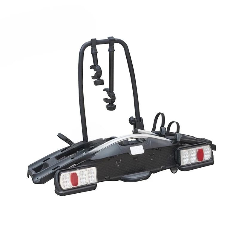 Bicycle suspension frame, bicycle back-mounted tail frame with open tailgate, car bicycle frame