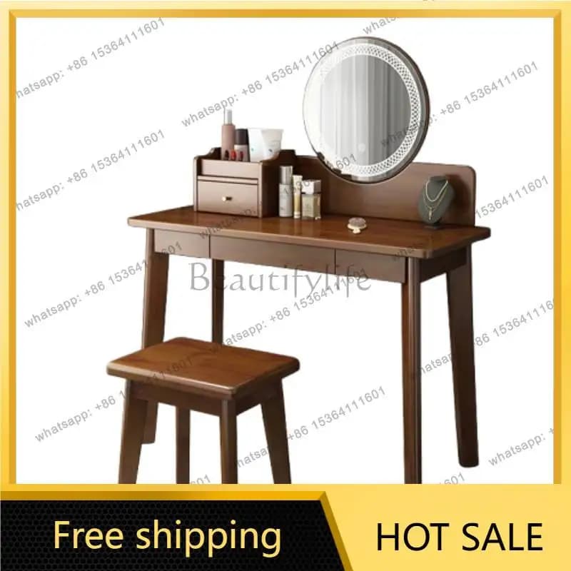Best Sellers Simple Drawer Vanity Table Europe Aesthetic Organizer Dressers Vanity Table Mirror Adult Coiffeuse De Chambre Furni