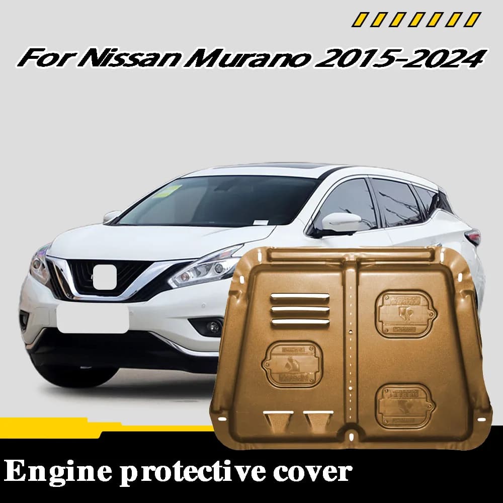 Front Under Engine Cover For Nissan Murano 2015-2024 2.5L Guard Plate Skid Plate Car Engine Protection Panel Mudguard
