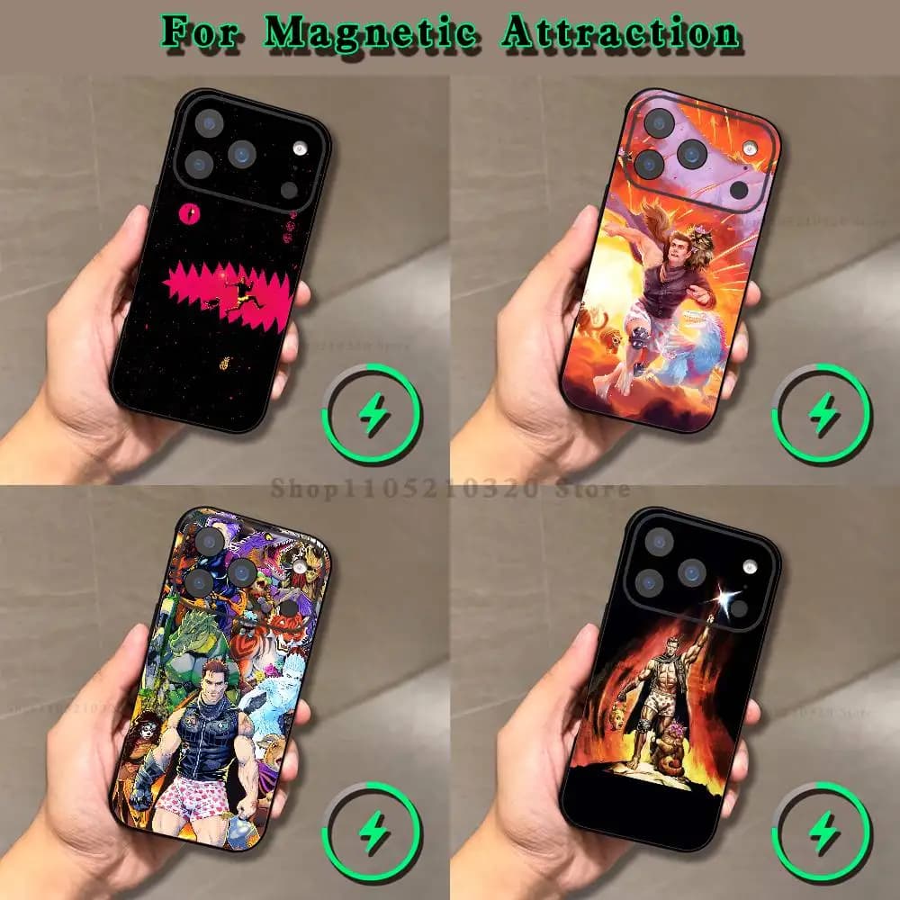 D-Dungeon C-Crawler C-Carl For iPhone 17,16,15,14,13,12,11,Plus,Pro,Max Mini For Magsafe Magnetic Wireless Charging Phone Case