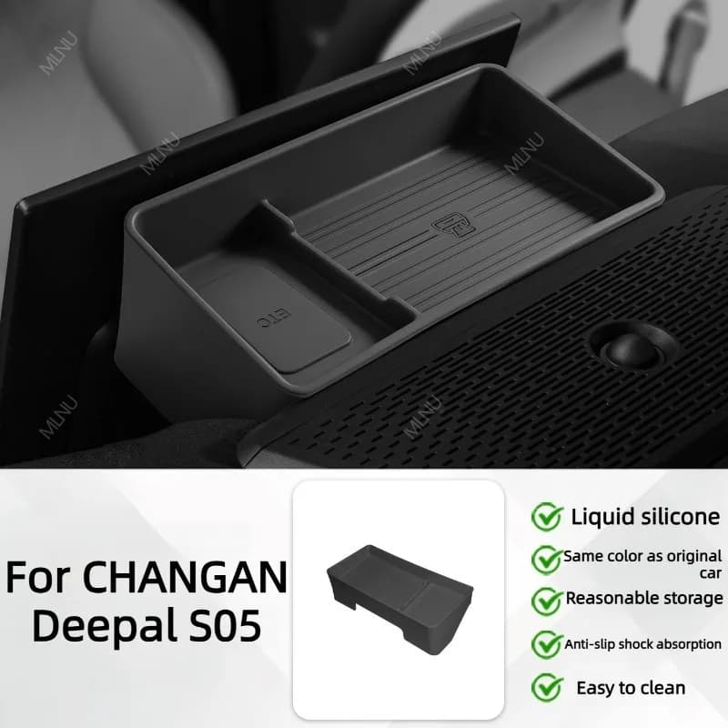 Screen Behind Tissue Box For CHANGAN Deepal S05 2026/2025 Accessories,Silicone Cushioning,Waterproof,Noise-Free,Anti-Aging