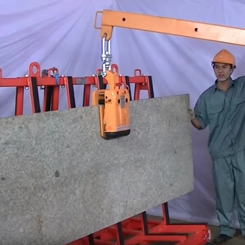 Stone  Slab Lifter with Black Rubber for Granite ,