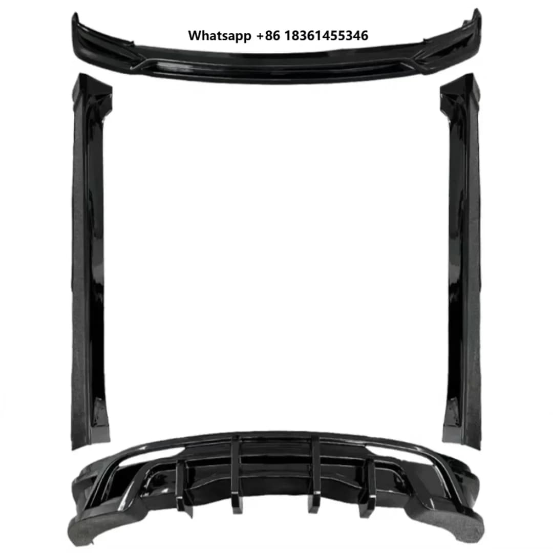 For  Model 3 2023-2024 modified ABS Stoving varnish Auto surround Body kit Car Accessories Front lip Rear lip Side skirt