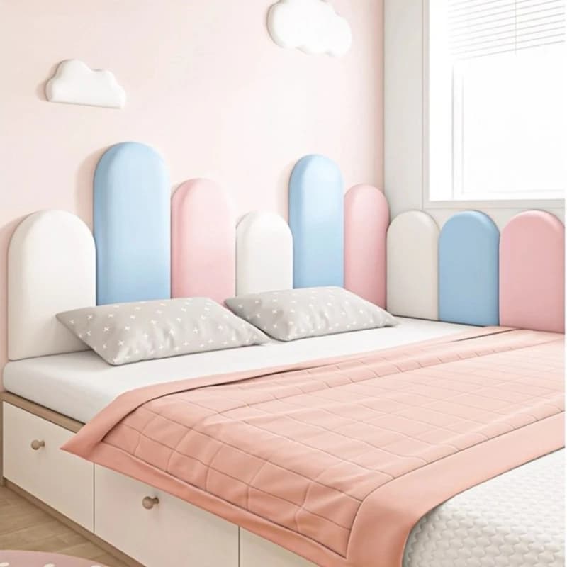 Headboard Bedroom Furniture Bedside Head Board Wall Stickers Self-adhesive Nordic Bed Headrest Cabeceros De Cama 135 90 145 150