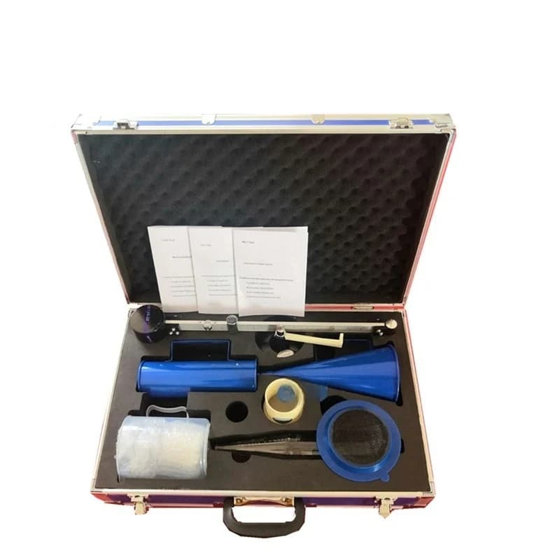 Slurry Test Kit Mud Specific Gravity Tester Hydrometer Mud Viscosimeter Portable Sand Content Kit