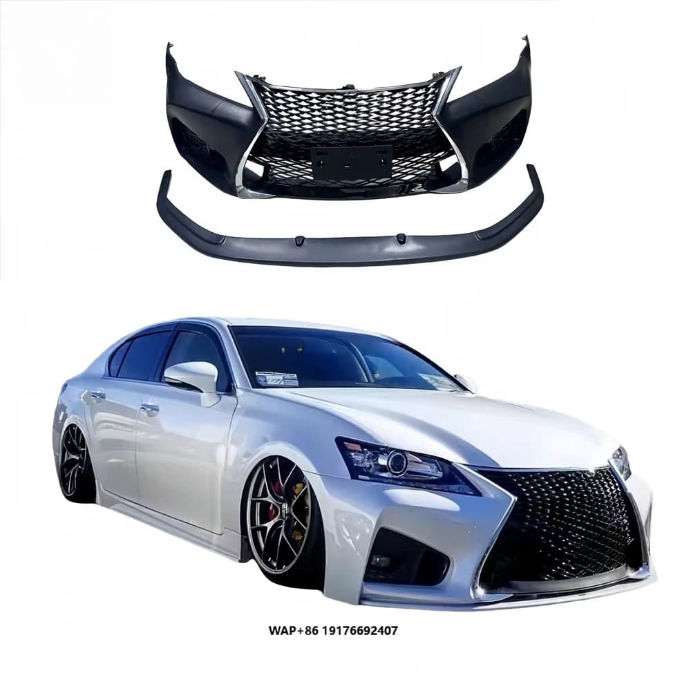 2012-2015 for GS 250 GS350 450 Upgrade AIMGAI Style Body Kit Front Bumper Front Diffuser Grille