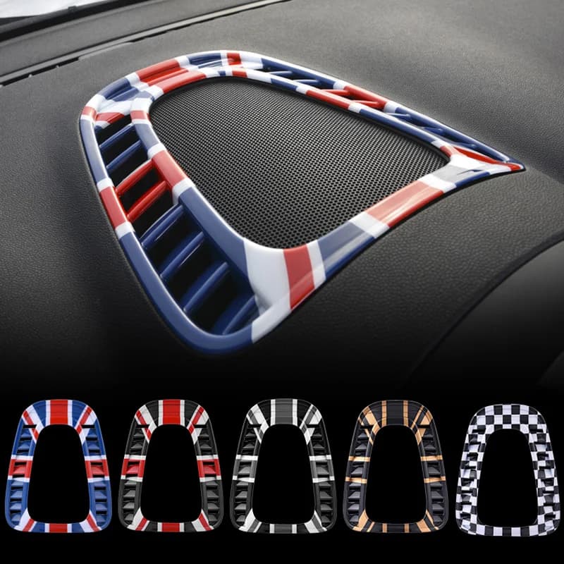 Dashboard Air Conditioning Vent Outlet Trim Stickers Decoration Cover for BMW Mini Cooper Countryman F60 2023 2022 2021 2020 19