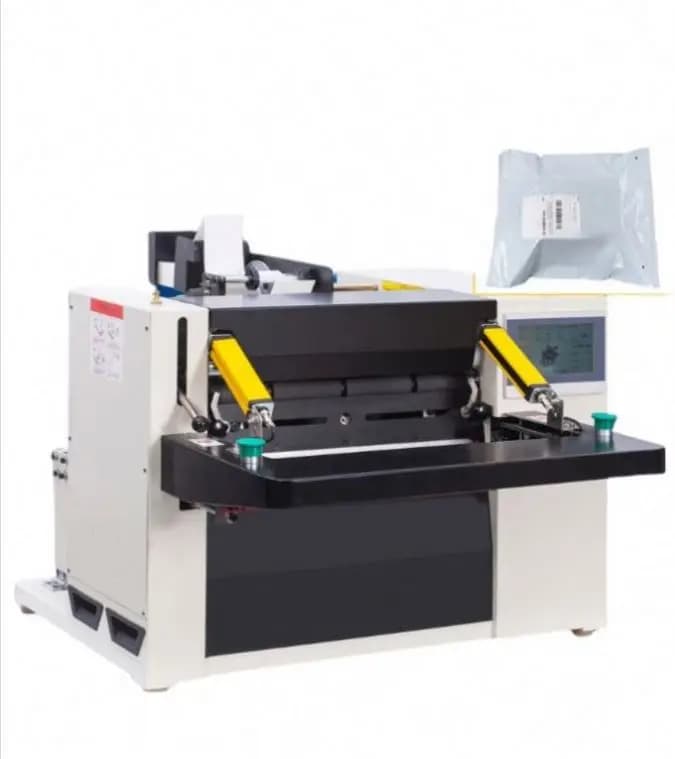 DFD40 Automatic 110V 220V Express Courier PE Roll Bags Bagging Sealing Packing Machine