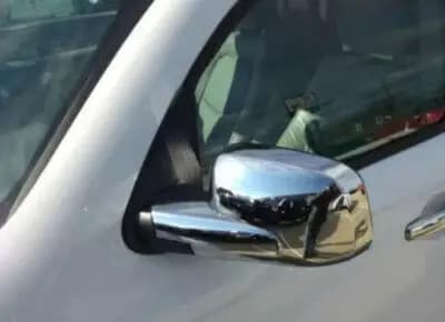 Compatible with(Just overlay Stick on, NOT for SNAP IN Replacement) Chrome Mirror Covers for 2006-07 08 09 10 2011 Chevy HHR -