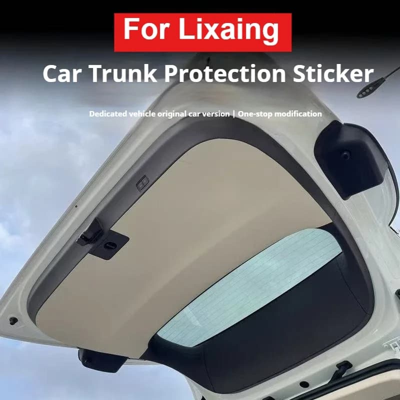 For Li LiXiang L6 L7 L8 L9 Car Tailgate Protection Sticker Ideal Trunk Door Panel Protector Thickened Anti-kick Protection Mat