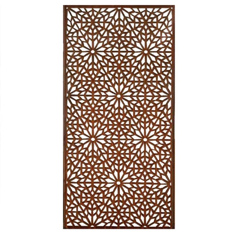 Steel plate garden landscape decoration hollow background plate outdoor is a rust screen