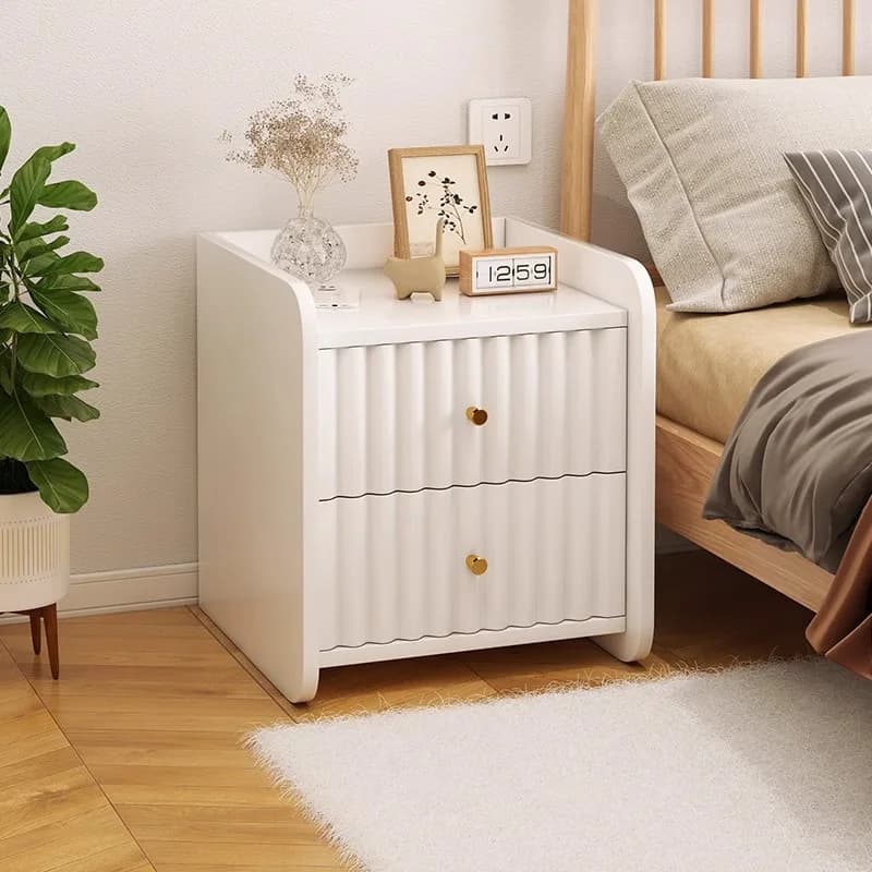 Simple small bedside storage cabinet household bedroom mini bedside shelf simple modern storage cabinet