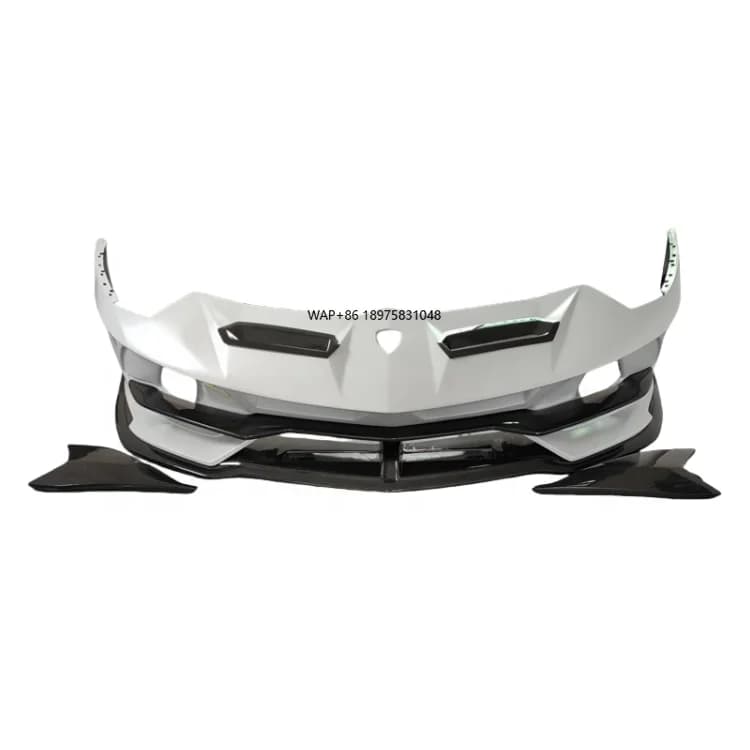 SVJ Style Semi Carbon Fiber Front Bumper Body Kit for Cabriolet LP700 Full Body Kit