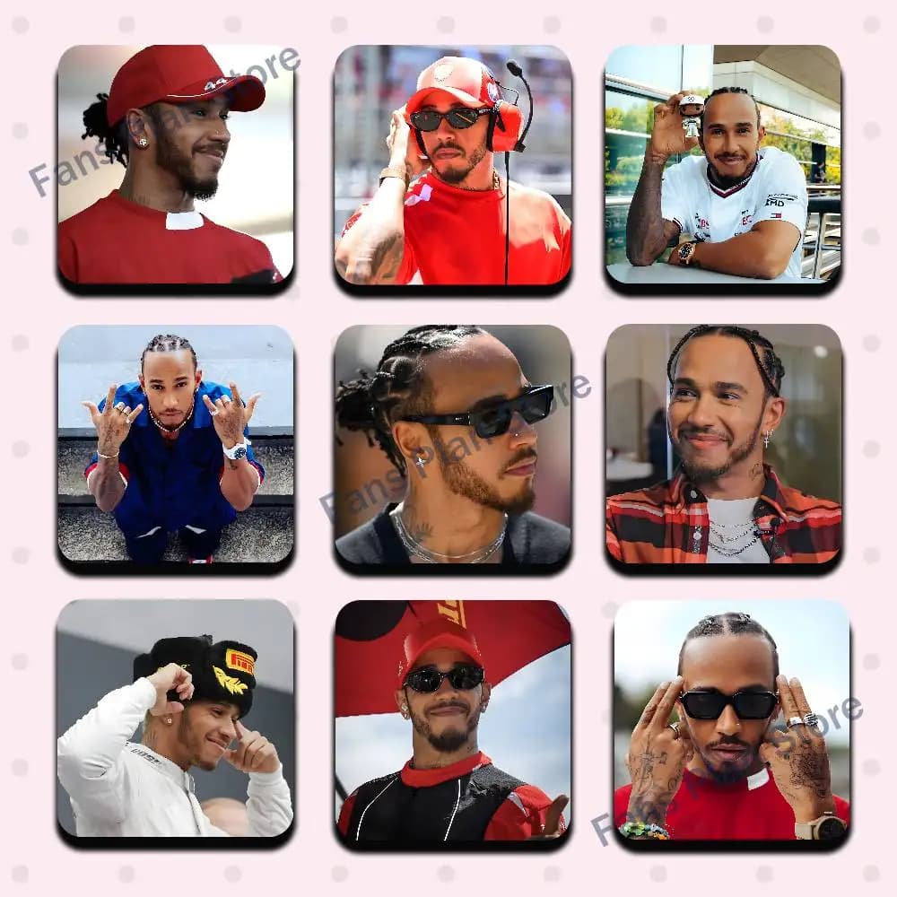 Driver L-Lewis Hamilton Refrigerator Magnets Cute Cartoon Magnetic Personality Decorations Creative Gifts
