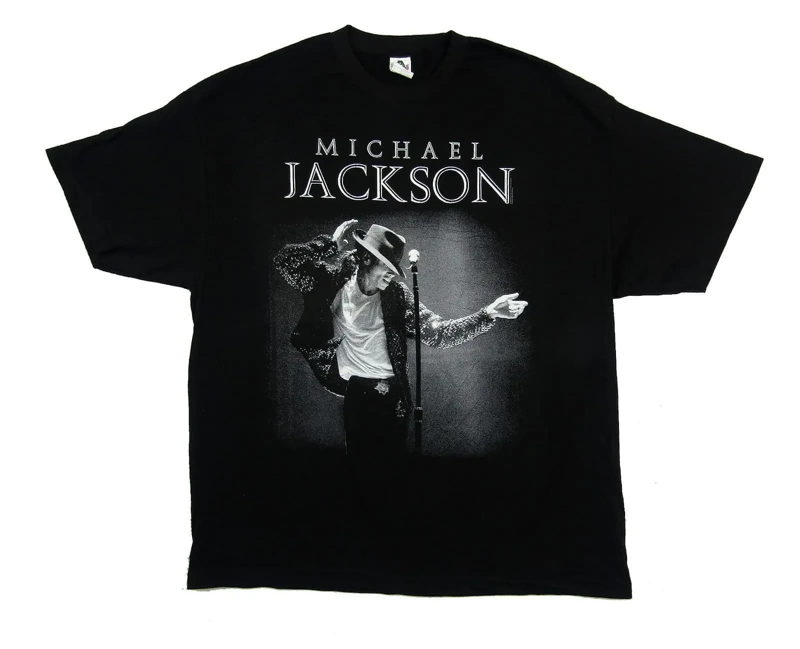 Fashion Michael Jackson Fedora Dance T-Shirt 100% Cotton O-Neck Summer Short Sleeve Casual Mens T-shirt Size S-3XL