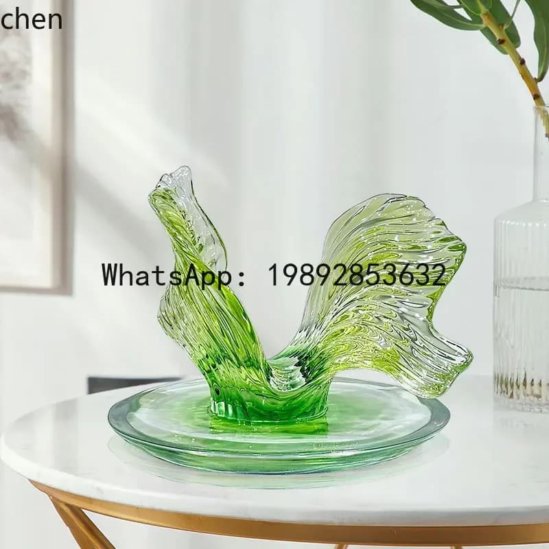 Water Flower Sculpture Ornament for Villa Hotel Sales Office Model Room Water Drop Hanging Decoration Soft Decoration