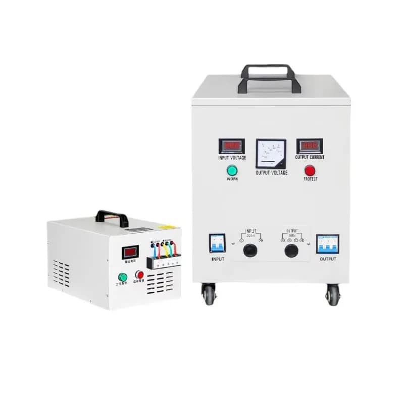 10-50KVA Single to 3 Phase Converter 220V/240V to 380V/415V Rotary Type Electrical Power Conversion Device CE/UL Certified