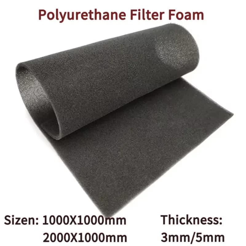 1M~2M High Density Polyurethane Filter Foam 10ppi~60ppi With Multiple Pore Sizes Optional For All Kinds Of Air Filtration Equipm