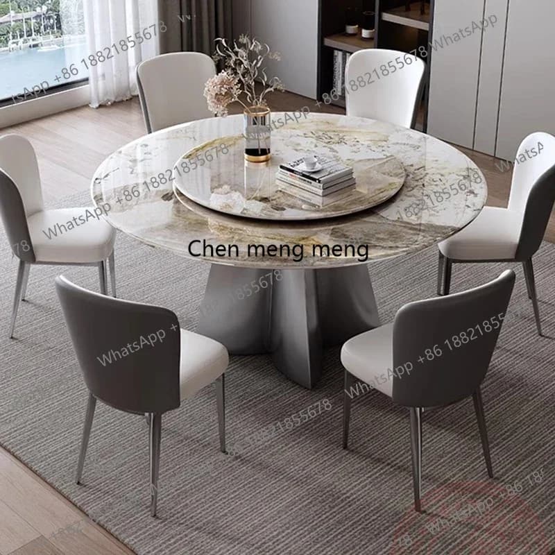 Coffee Round Dining Table Kitchen Restaurant Console Conference Outdoor Dining Table Side Mesas De Jantar Trendy Furniture