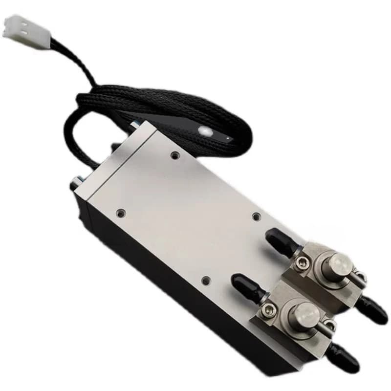Metal secondary ink cartridge for inkjet printer for Jingutians UV machine with single and double valves auxiliary ink bottle