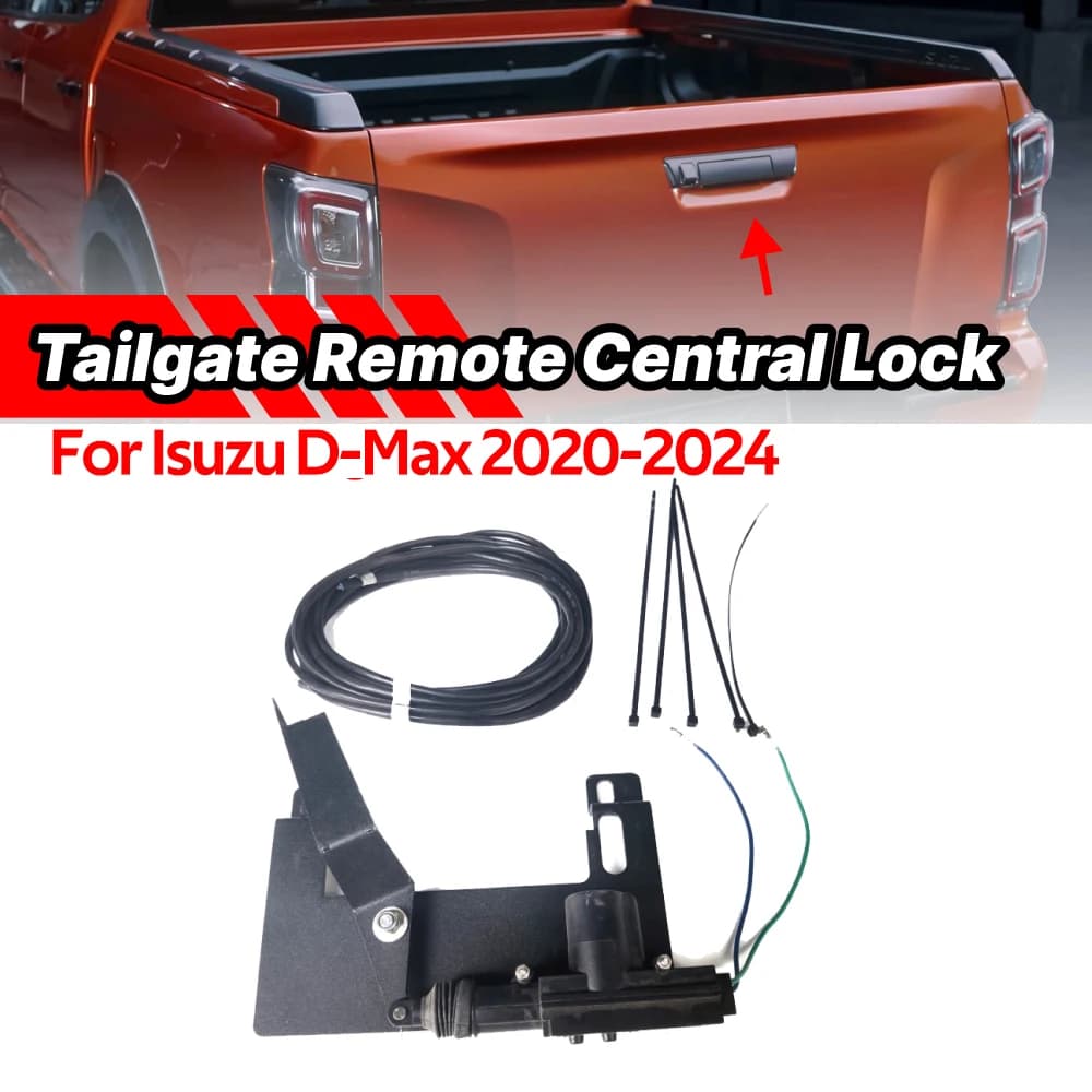 Tailgate Remote Power Central Locking System Unit Kits For Isuzu D-Max 2020-2024, Mazda BT-50 2020-2024