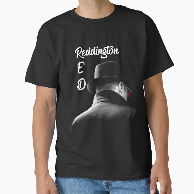 Red Reddington The Blacklist  Retro tv series 100% cotton printed  t shirt for men large size tops S-6xl