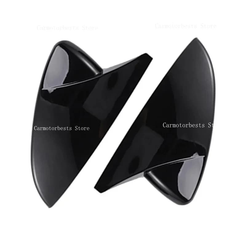 Car Rearview Side Mirror Cover  Fit For Mazda 3 Axela 2019 2020 2021 2022 2023  Wing Cap Outer Door Case Trim Carbon Fiber Look