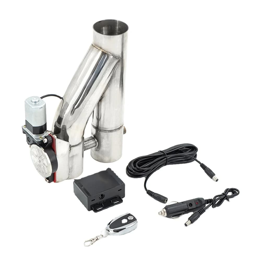 Universal High Quality 2 2.25 2.5 3 Inch Dump DBL Valve Electric Exhaust Cutout E-Cut Out with Remote