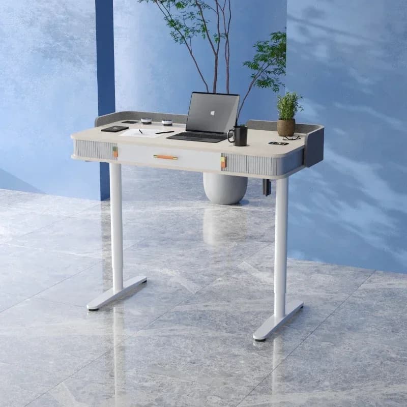 V-mounts ErgoTech commercial sit-stand desk for home with Sedentary reminder function VM-JSD5-03-P Hot sales
