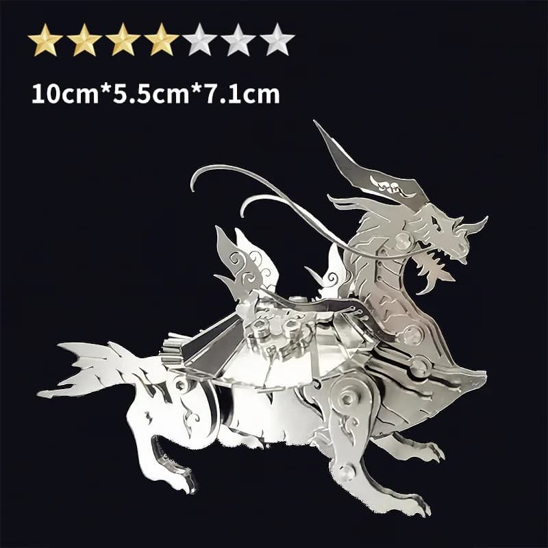 WW21 Xuanwu holy beast three-dimensional puzzle metal machinery insect assembly toy model puzzle