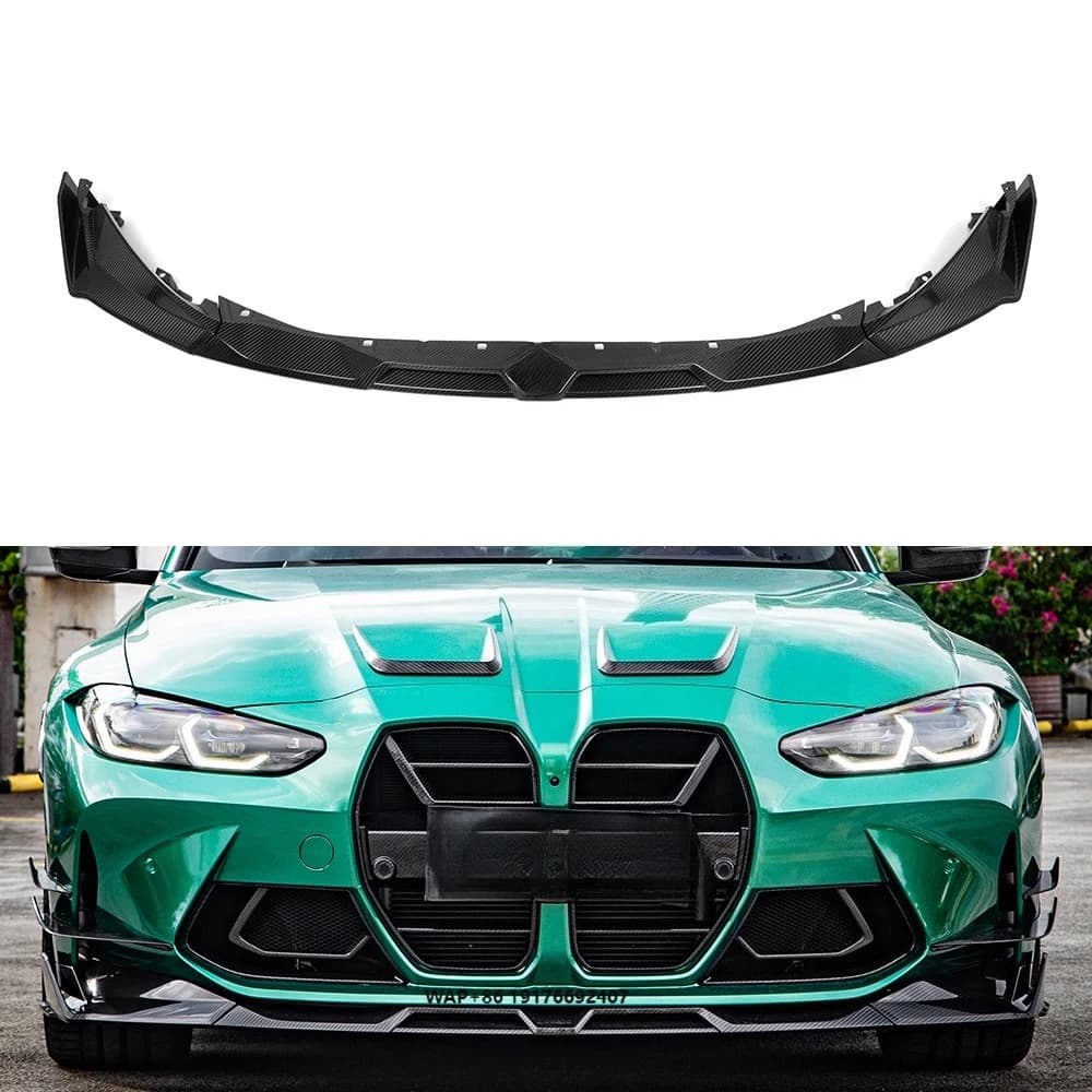 For G80 M3 G82 M4 SQ-V1 Style Prepreg Carbon Fiber Front Splitter 2019+