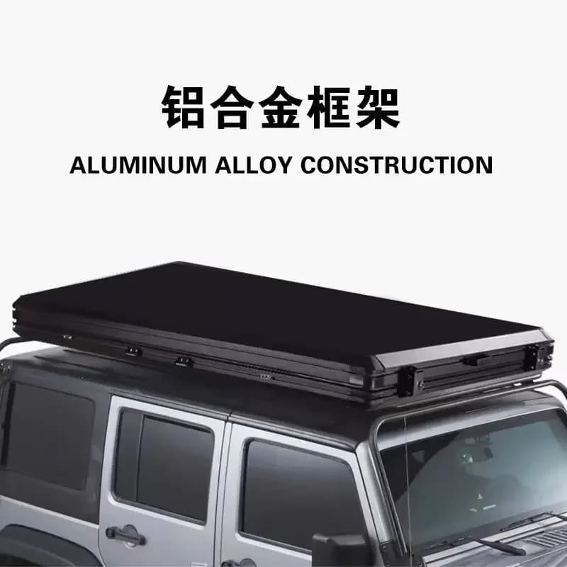 New Ultra-Thin Aluminum Alloy Roof Tent Camping Bed with Straight up Sunroof Performance Parts-Retrofit Kit