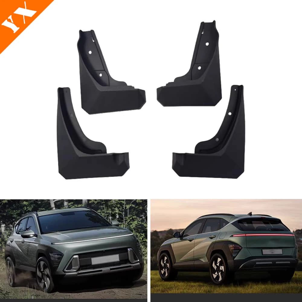 For Hyundai kona SX2 2024 2025 accessories Car Front Rear Wheel Mud Splash Guard Fender Anti-dirt Anti-splash