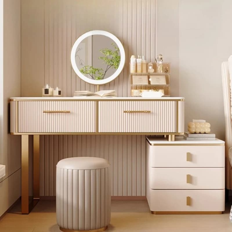 Accessories Living Room Vanity Table Comfortable Bedroom Dressing Table Drawers Nail Comoda Pra Quarto Postmodern Furniture